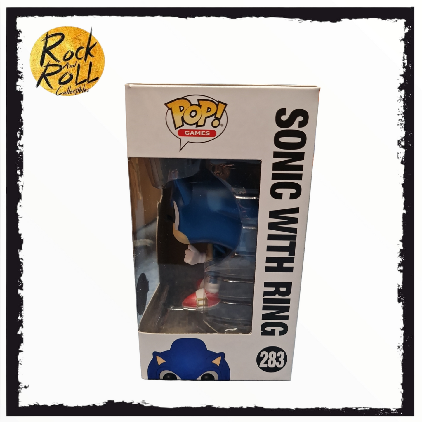 Sonic The Hedgehog - Sonic With Ring Metallic Funko Pop! #283 Special Edition