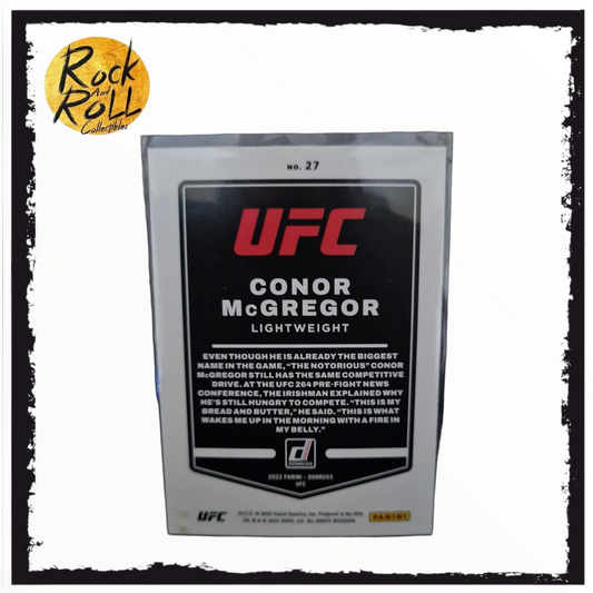 2022 Panini Donruss UFC Conor McGregor MMA Base Card