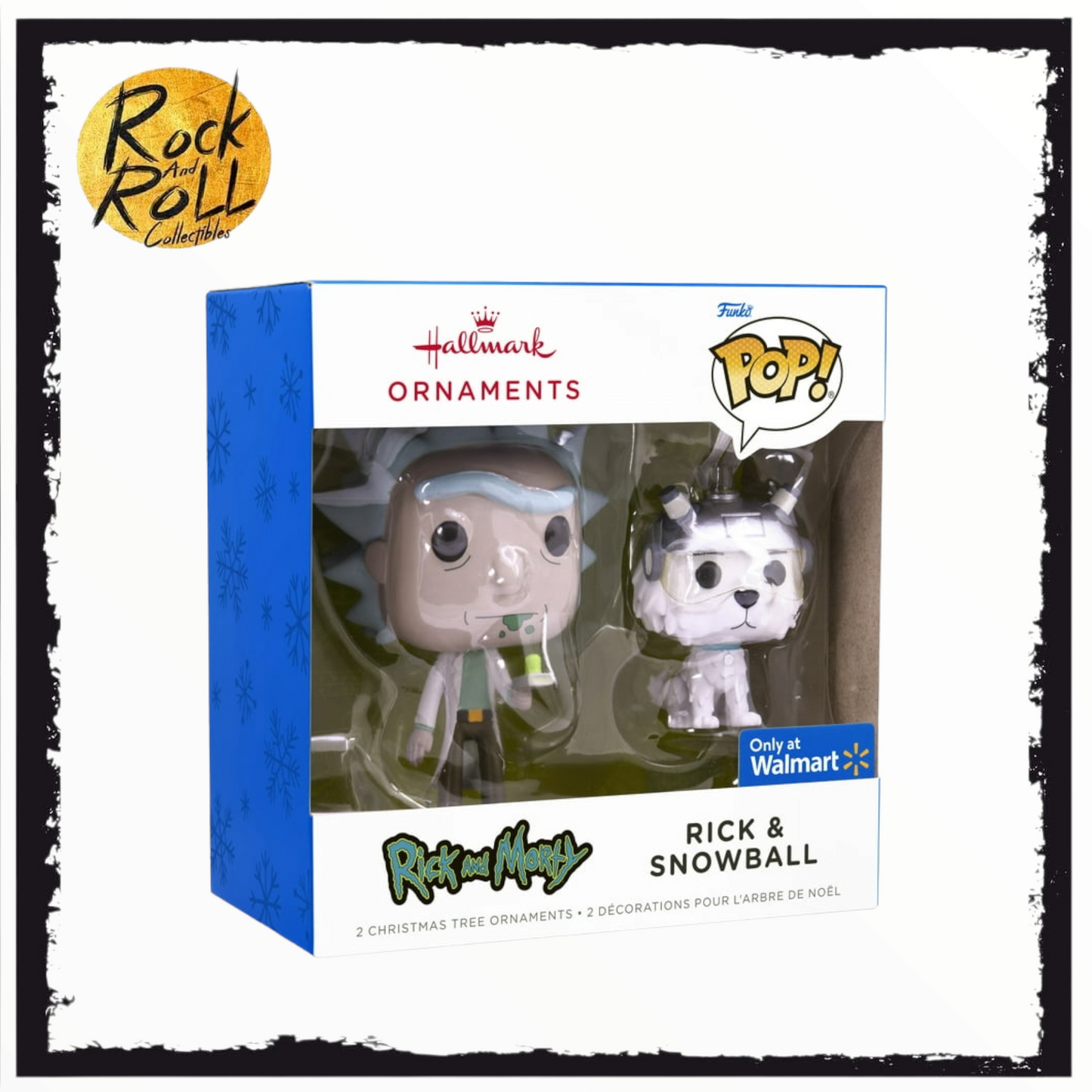 Hallmark Ornaments Funko Pop! - Rick and Morty / Rick & Snowball - Walmart Exclusive