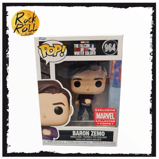 Falcon Winter Soldier - Baron Zemo (Dancing) Funko Pop! #964 Collectors Corps Exc.