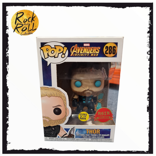 Avengers Infinity War - Thor (GITD) Funko Pop! #286 Asia Exclusive - Condition 7.5/10