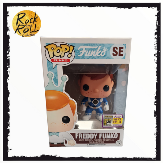 Freddy Funko as Blue Ranger Funko Pop! SDCC 2017 Exclusive LE 525Pcs - Condition 8/10