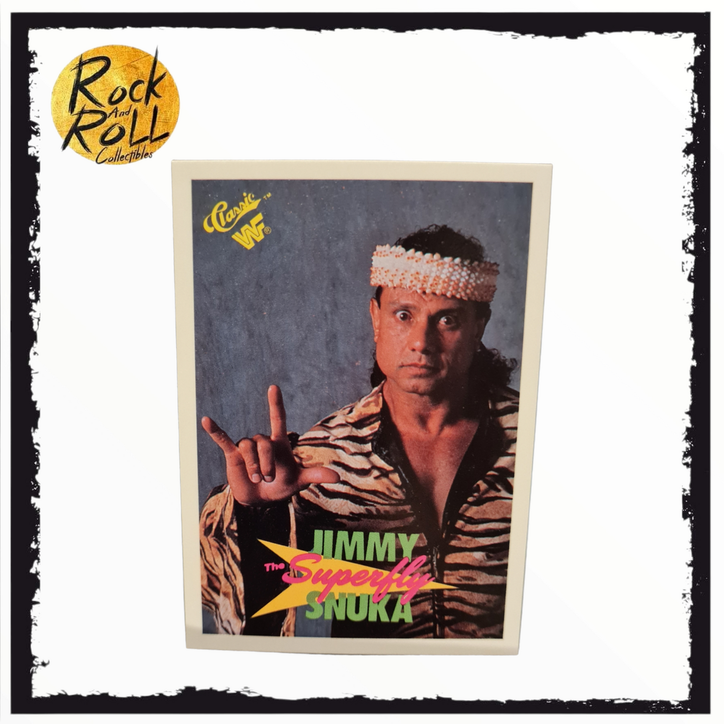 Classic WWF Superfly Jimmy Snuka Trading Card #69