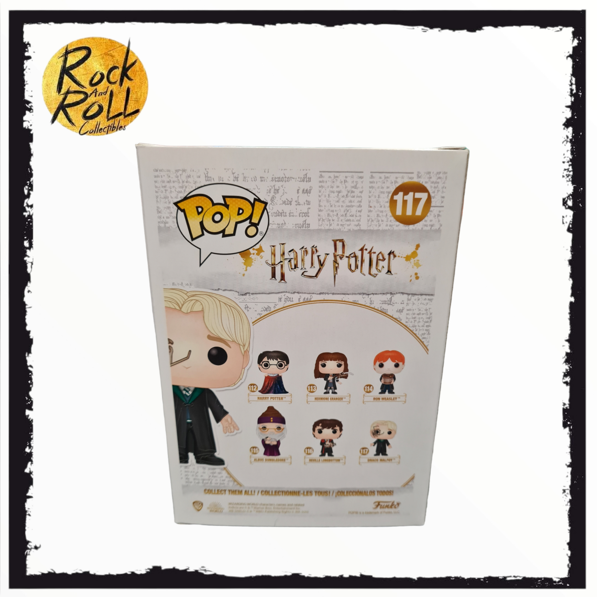 Funko Pop! Harry Potter: Draco Malfoy with Whip Spider #117 Loose Y01
