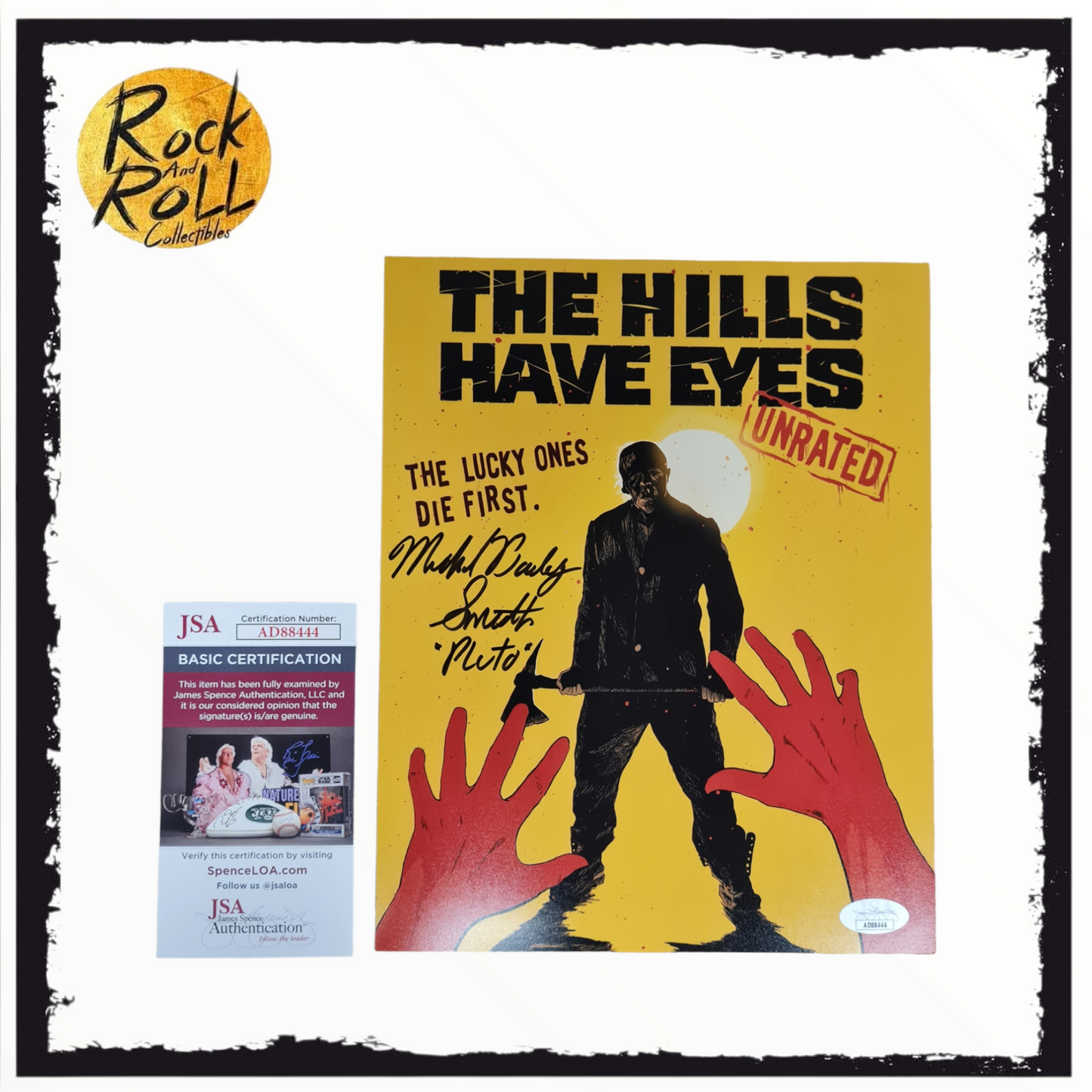 The Hills Have Eyes Print Signed by Michael Bailey Smith "Pluto" w/JSA COA
