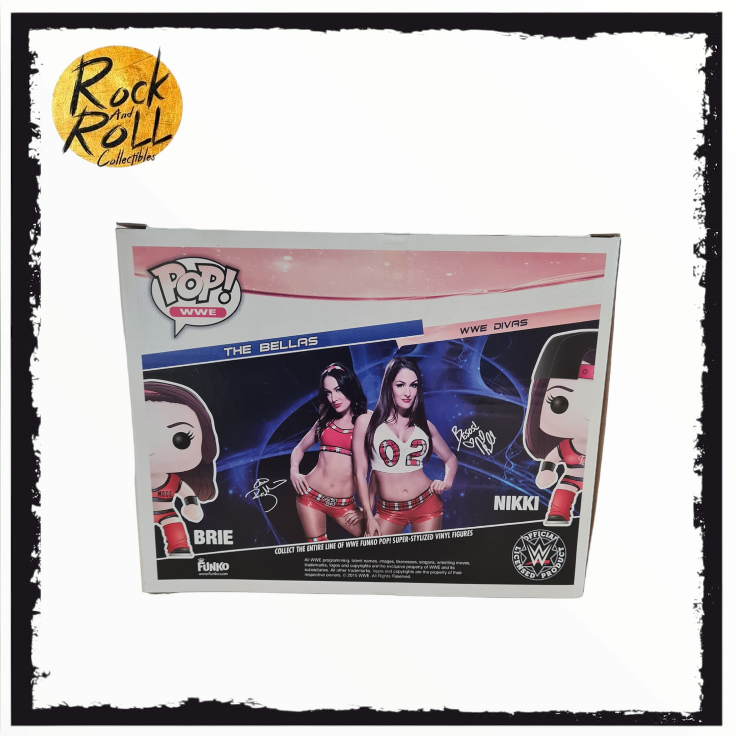 WWE - Brie & Nikki Bella (Bella Twins) 2 Pack Funko Pop! Condition 8/10