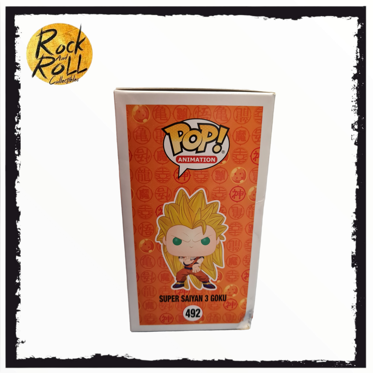 DragonBall Z - Super Saiyan 3 Goku (Glow) Funko Pop! #492 GameStop Exclusive (Corner Damage)