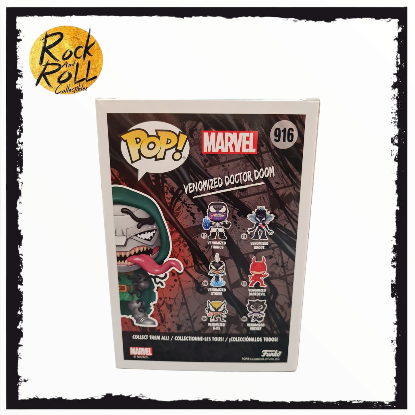 Marvel Venom - Venomized Doctor Doom (Glow Chase) Funko Pop! #916 Special Edition