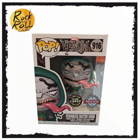 Marvel Venom - Venomized Doctor Doom (Glow Chase) Funko Pop! #916 Special Edition