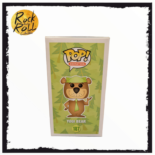 Yogi Bear - Yogi Bear Flocked Funko Pop! #187 Exclusive - Condition 8.5/10