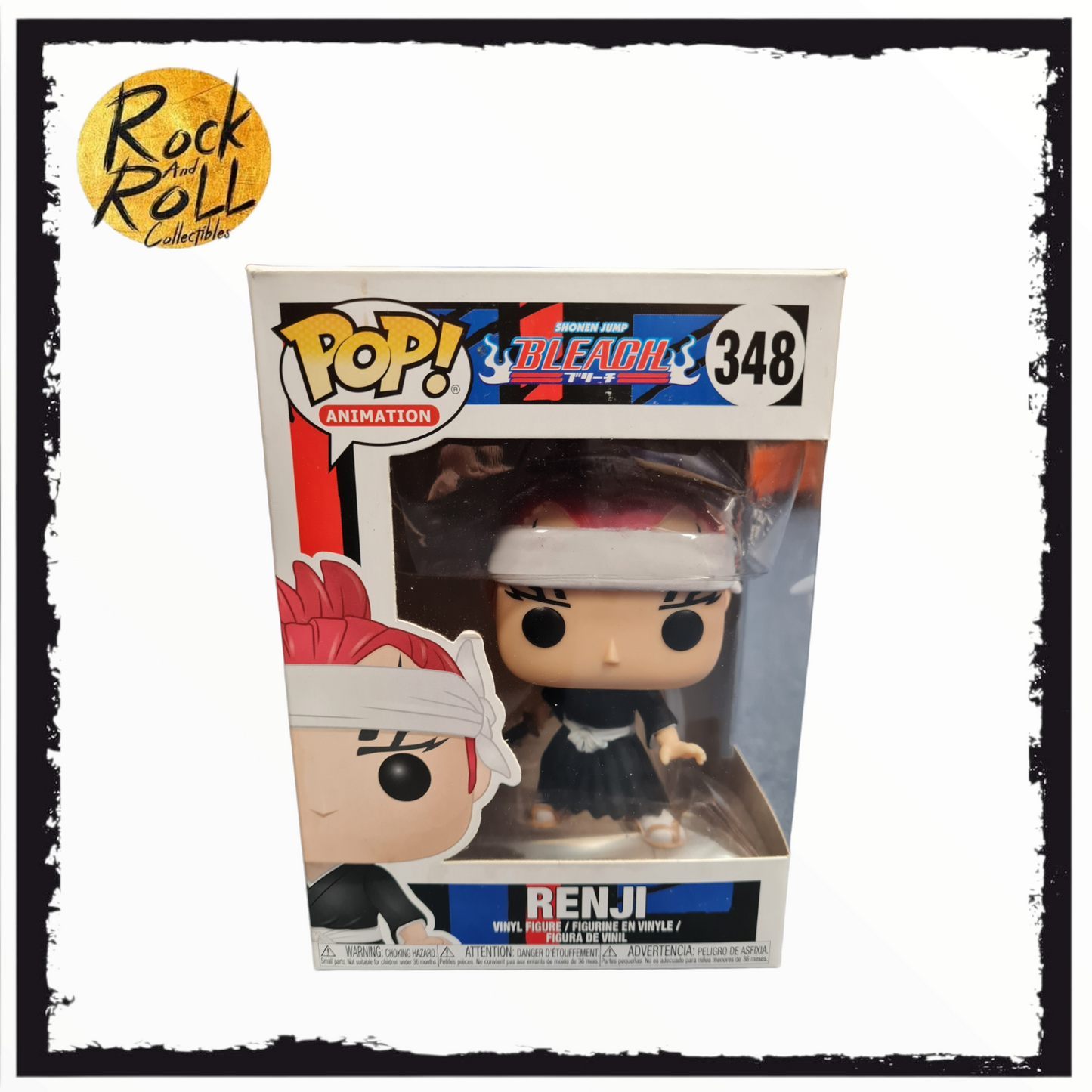 Bleach Renji Funko Pop 348 Condition 8.5 10