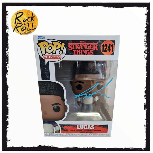 Stranger Things - Lucas Signed Funko Pop! #1241 JSA COA - Signed By Caleb McLaughlin