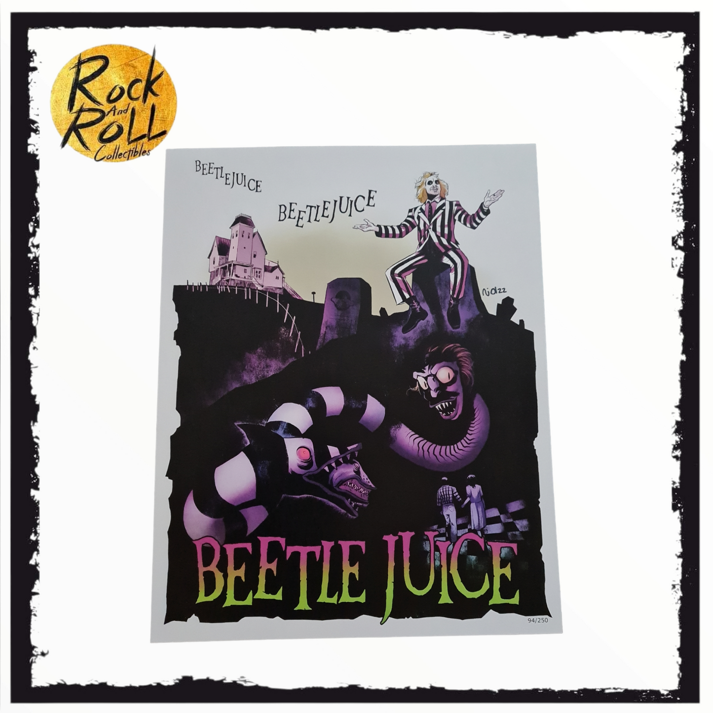 Beetlejuice Bam! 11x14 Art Print LE 94/250