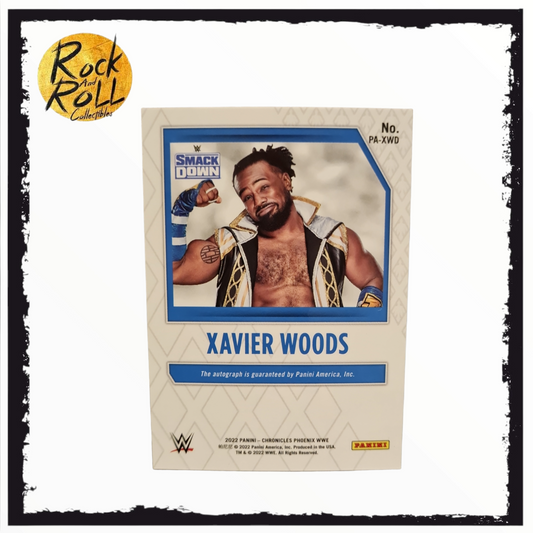WWE 2022 Panini Chronicles - Xavier Woods Autograph Card #PA-XWD