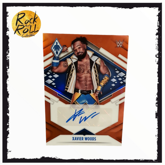 WWE 2022 Panini Chronicles - Xavier Woods Autograph Card #PA-XWD