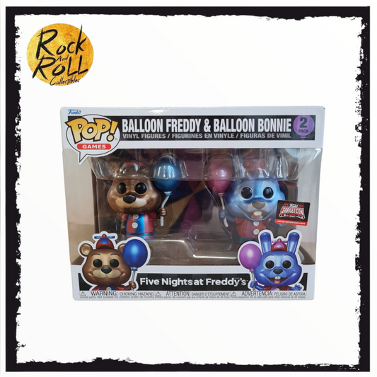 Five Nights At Freddys - Balloon Freddy & Balloon Bonnie (Metallic) Target Con 2023 Exclusive