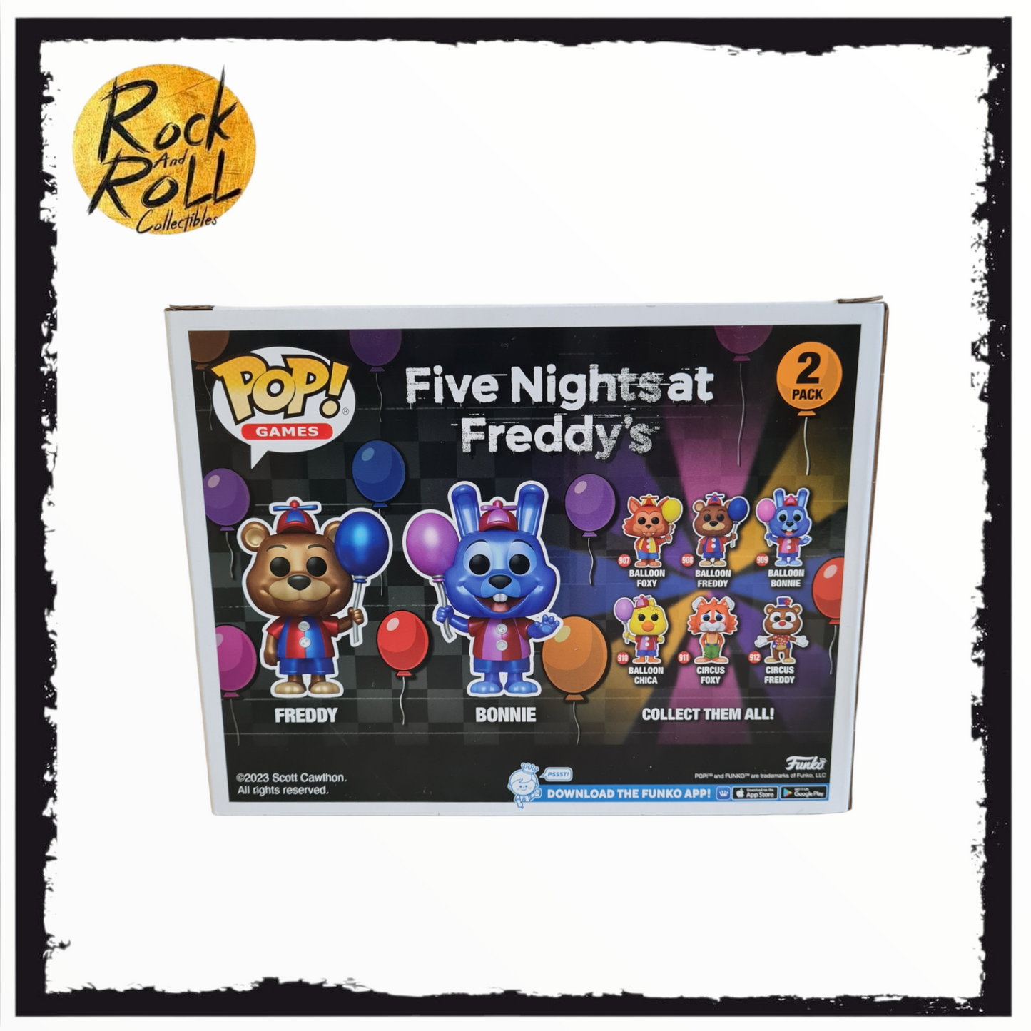 Five Nights At Freddys - Balloon Freddy & Balloon Bonnie (Metallic) Target Con 2023 Exclusive