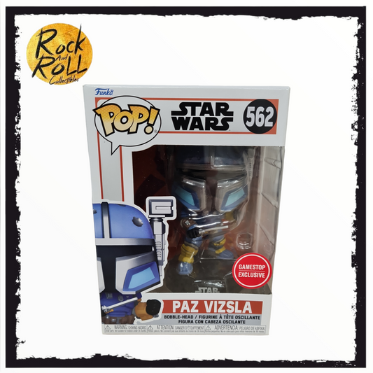 Star Wars - Paz Vizsla Funko Pop! #562 Game Stop Exclusive - Condition 9/10