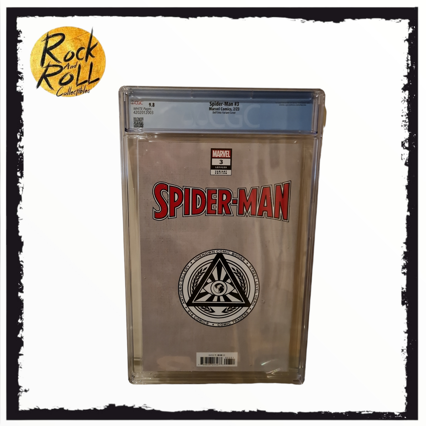 Marvel Comics 2/23 - Spider-Man #3 Dell'Otto Variant Cover - CGC 9.8
