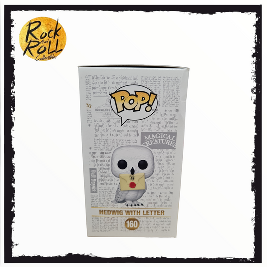 (Not Mint Packaging) Harry Potter - Hedwig w/Letter Funko Pop! #160 2023 Wondercon Official Sticker