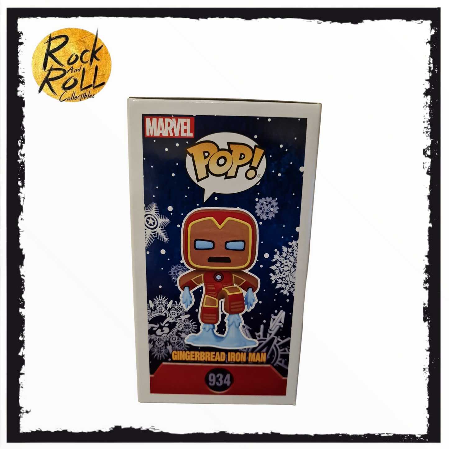 Marvel - Gingerbread Iron Man Funko Pop! #934 Condition 8.5/10