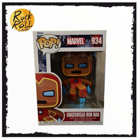 Marvel - Gingerbread Iron Man Funko Pop! #934 Condition 8.5/10