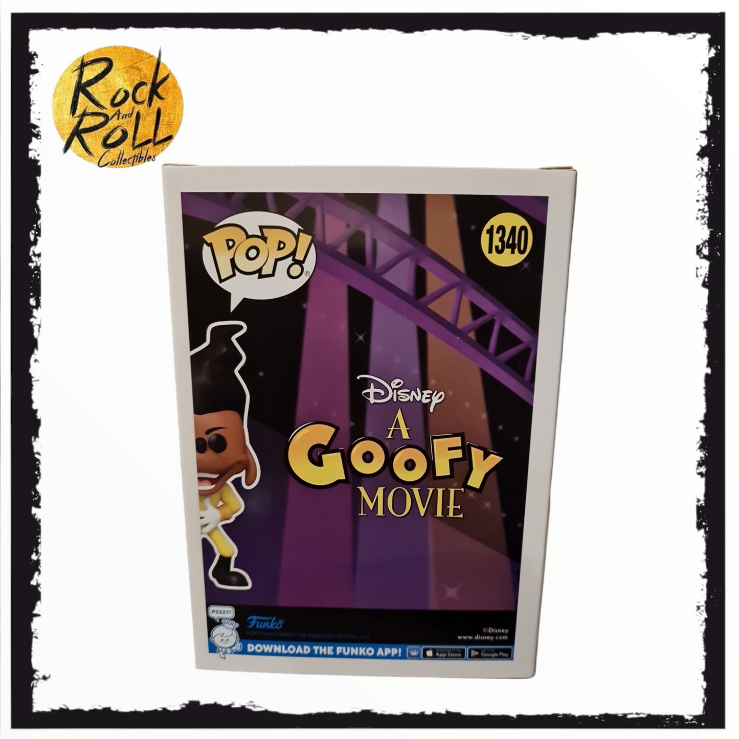 (Not Mint Box) A Goofy Movie - Powerline (Dancing) Funko Pop! #1340 2013 Wondercon Official Sticker