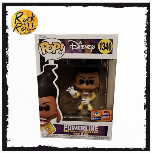 (Not Mint Box) A Goofy Movie - Powerline (Dancing) Funko Pop! #1340 2013 Wondercon Official Sticker