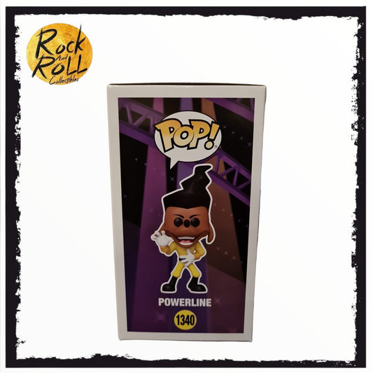 (Not Mint Box) A Goofy Movie - Powerline (Dancing) Funko Pop! #1340 2013 Wondercon Official Sticker