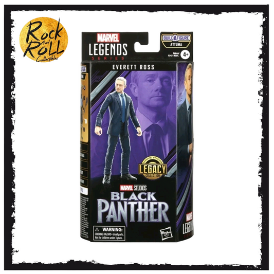 Hasbro Marvel Legends Black Panther 6" Figure - Everett Ross (Attuma B-A-F)