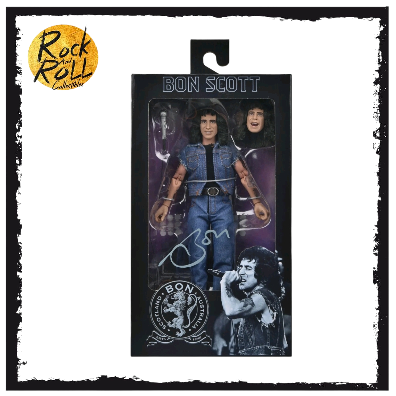 Neca AC/DC Bon Scott Highway to Hell 8 Clothed