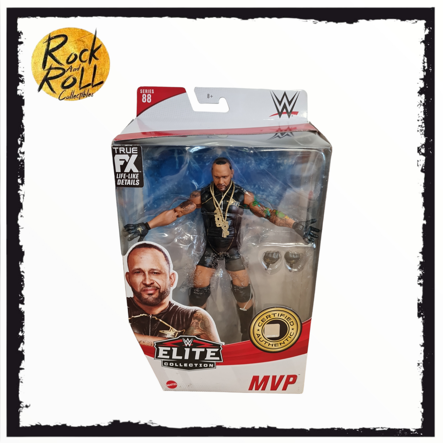 WWE Elite Series 88 - MVP - Not Mint Packaging