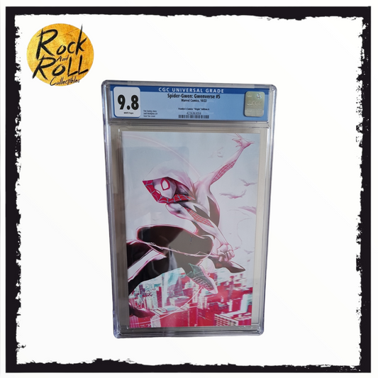Marvel Comics 10/22 - Spider-Gwen: Gwenverse #5 Frankies Comics "Virgin" Edition - CGC 9.8