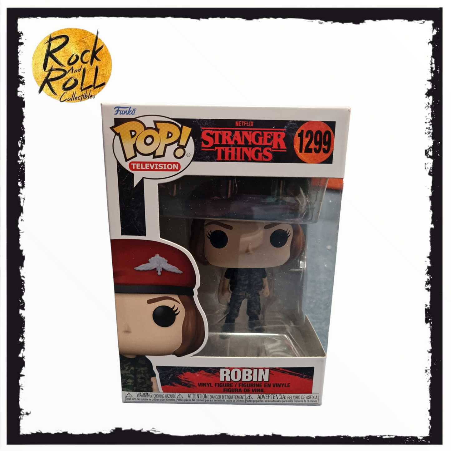 (Box Damage) Stranger Things - Season 4 Hunter Robin Pop! Vinyl Figure #1299