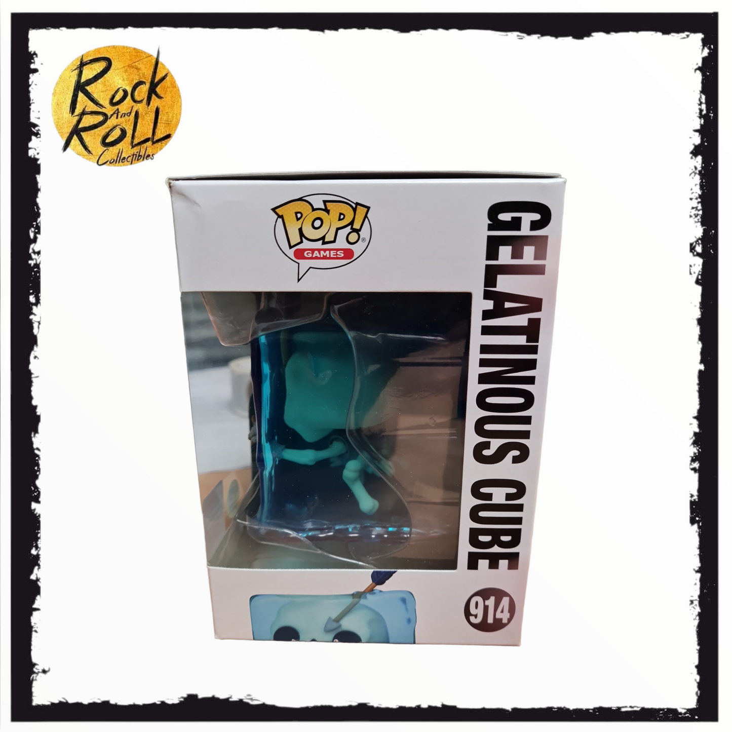 Dungeons & Dragons - Gelatinous Cube GITD Funko Pop! #914 2023 Wondercon Shared Exclusive. Condition 7.75/10