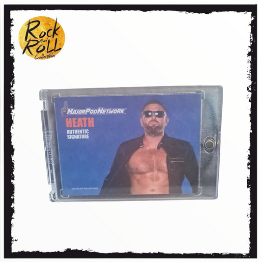 Major Wrestling Figure Podcast 2021 - Heath Slater Authentic Signature Card