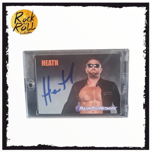 Major Wrestling Figure Podcast 2021 - Heath Slater Authentic Signature Card