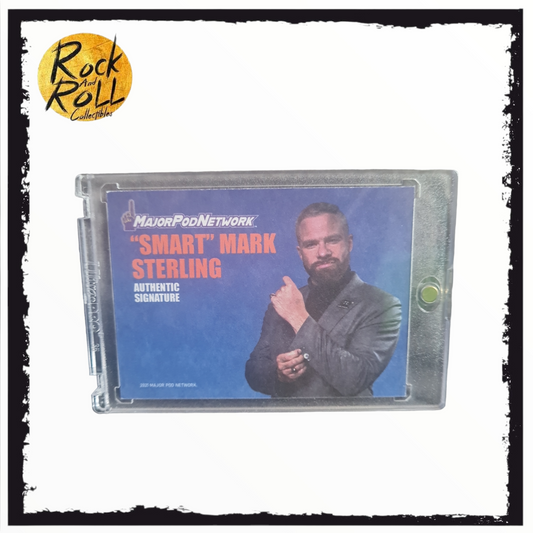 Major Wrestling Figure Podcast 2021 - "Smart" Mark Sterling Authentic Signature Card
