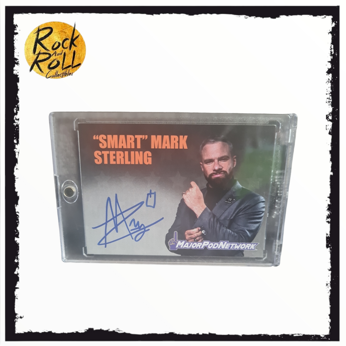 Major Wrestling Figure Podcast 2021 - "Smart" Mark Sterling Authentic Signature Card