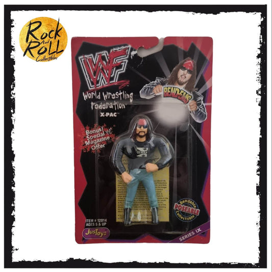 WWF JusToys Bend-Ems Series IX - X-Pac / Bubble Crack (In Protective Case)